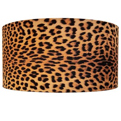 Pantalla de lámpara de pie leopardo