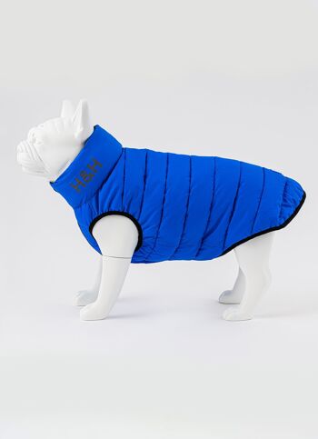 Doudoune réversible pour chien - Bleu et Marine 1