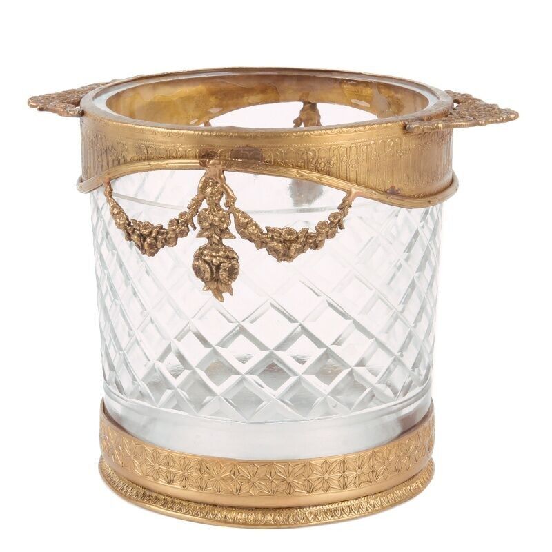 Portabottiglie in ottone da 15 cm