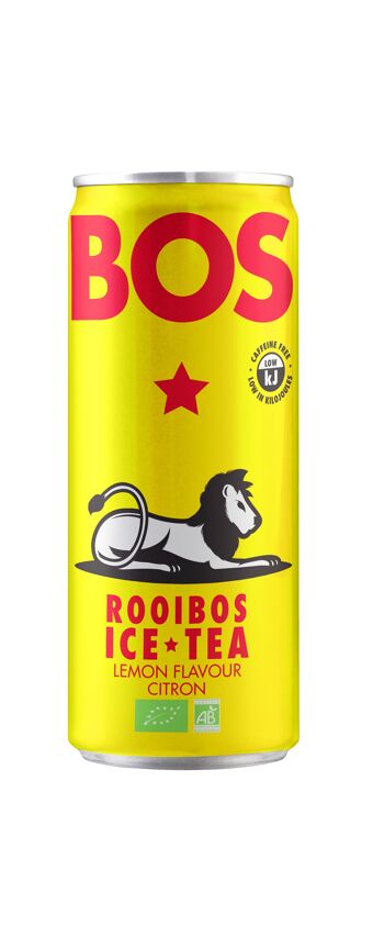 Ice Tea Citron - Rooibos Bio - Canette 250ml - BOS 1