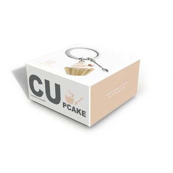 Porte-clés Cupcake vanille - METALMORPHOSE 3