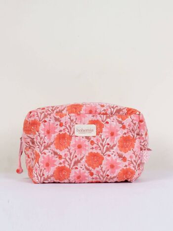 Trousse de toilette Floribunda, rose vintage 1