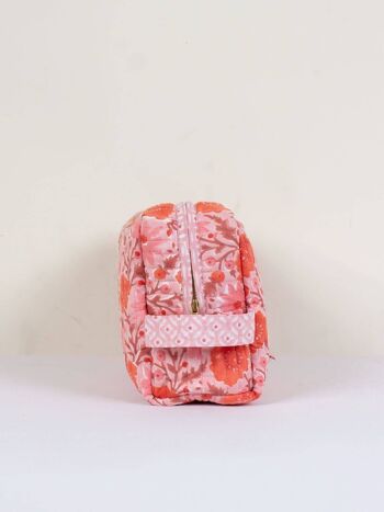 Trousse de toilette Floribunda, rose vintage 2