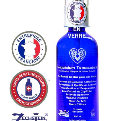 Magnesio Transcutáneo - con Zechstein Inside® EN VIDRIO - 100ml