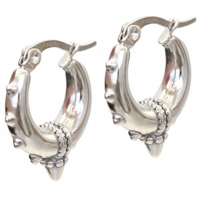 Boucles d'oreilles en argent Bali