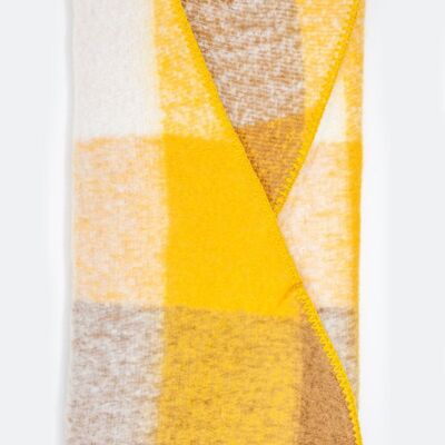 Scarf in beige and yellow