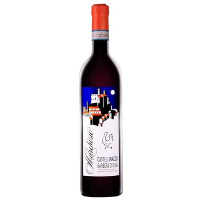 Barbera d’Alba di Castellinaldo, Barbera d’Alba DOC 2021, MARCHISIO, round and complex red wine