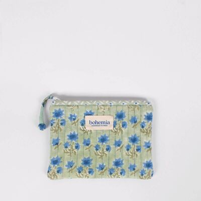 Posie Zip Pouch, Sage