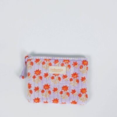 Pochette con cerniera Posie, Lilla