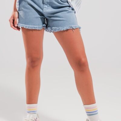 Shorts in in pale blue