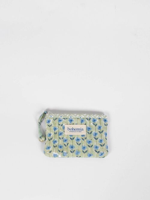 Garland Zip Pouch, Sage