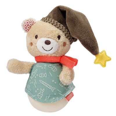 Mini orsetto in piedi: giocattolo per la motricità da afferrare, toccare, palpare e dare di gomito