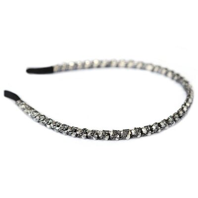 Hairband glamor silver