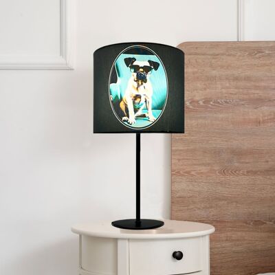 Visuelle Nachttischlampe für Hunde