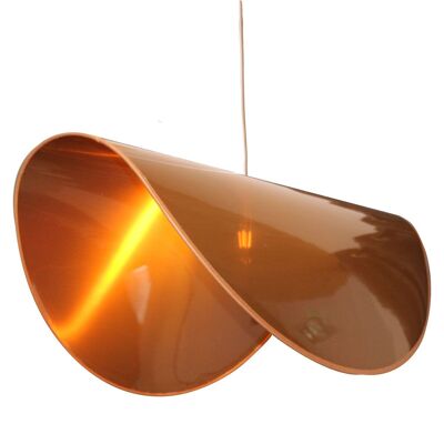 Lámpara colgante onda de cobre