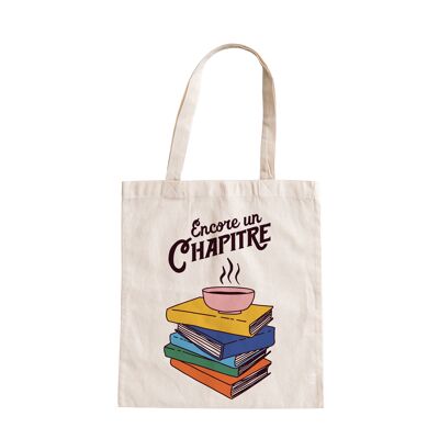 100% COTTON TOTE BAG 220 GRAMS OEKO TEX ORGANIC LABEL “ANOTHER ONE CHAPTER”