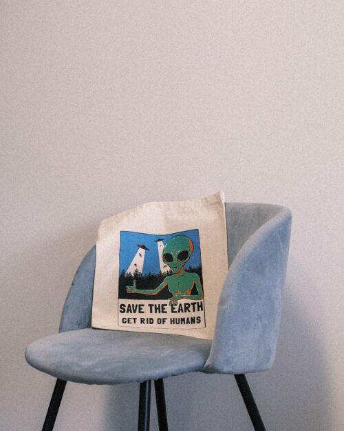 TOTE BAG BIO 'SAVE THE EARTH '