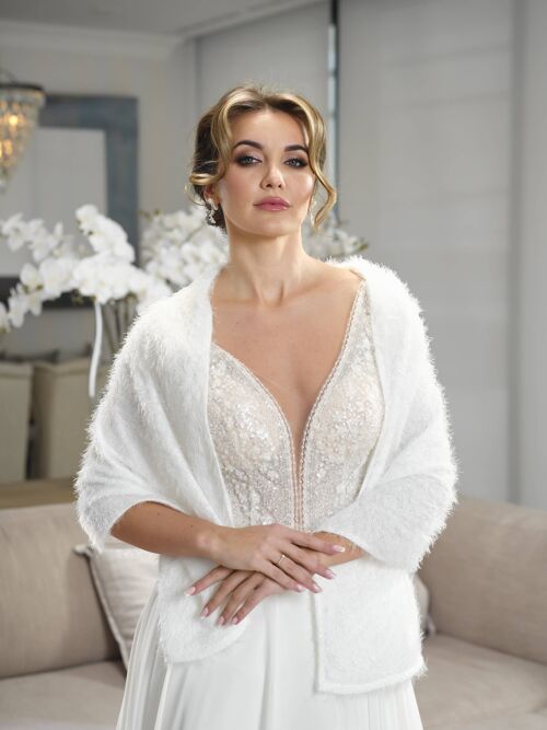 Bridal bolero, wedding shawl, women jacket - B149