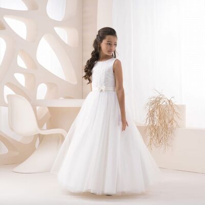 Beautiful dress for girls, communion dress, ivory dress - K 13 ivory