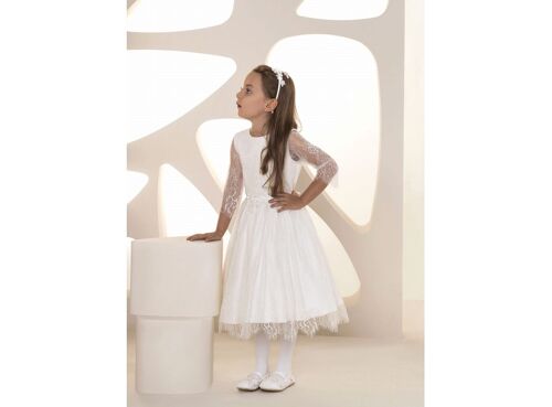 Beautiful dress for girls, communion dress, white dress - K 217