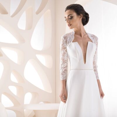 Chaqueta de novia, bolero de boda, chaqueta de mujer- - B 96