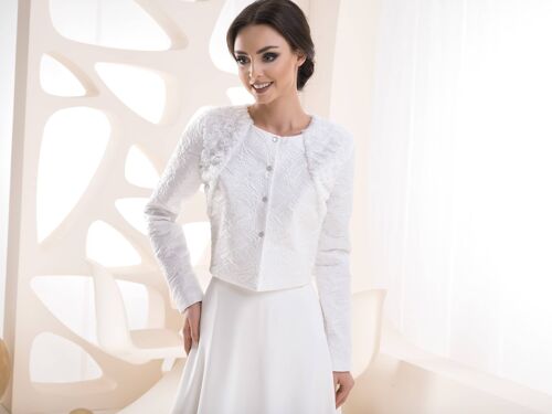 Bridal jacket, wedding bolero, women jacket- B 150