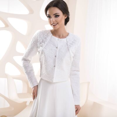 Bridal jacket, wedding bolero, women jacket- B 150