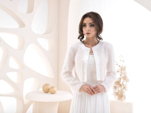 Bridal knitted bolero - B 237