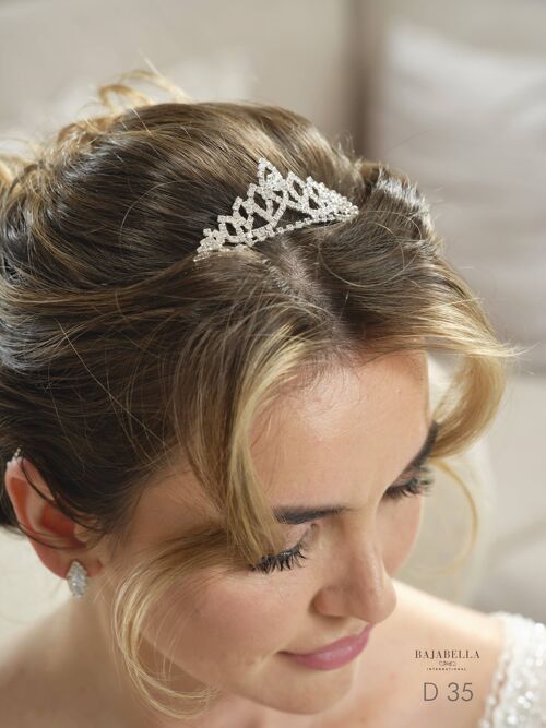 Diadem with crystals - D 35