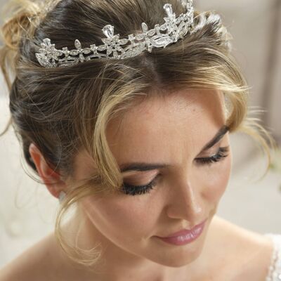 Diadem mit Kristallen - D 29