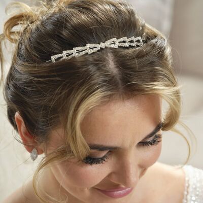 Diadem with crystals - D 25