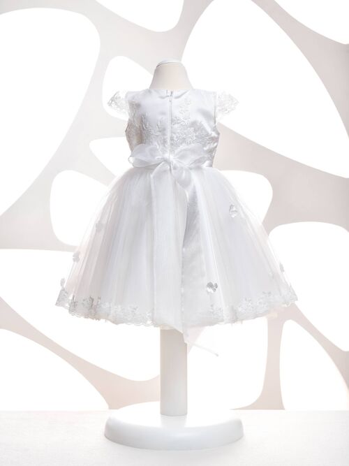 Flower girl dress, dress with a belt, handmade dress - K 265