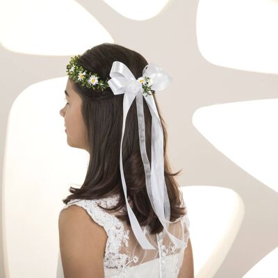 Accesorio para el pelo para niña, corona de comunión - W 302