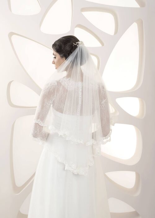 Handmade bridal veil - VK 51
