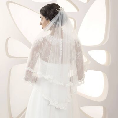 Handmade bridal veil - VK 51
