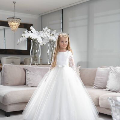 NEW! Beautiful dress for girls, communion dress, flower girl - K 243