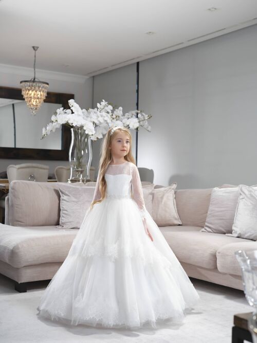 NEW! Beautiful dress for girls, communion dress, flower girl - KF 14