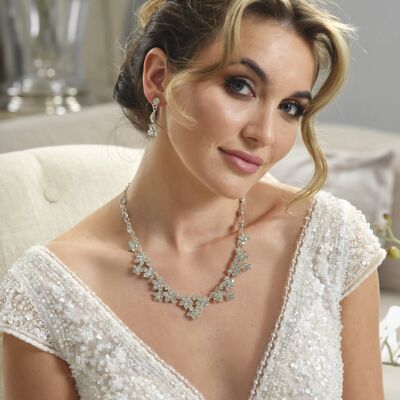 NEW! Jewelry set, bridal jewelry, silver jewelry - S 34