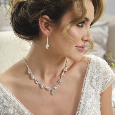NEW! Jewelry set, bridal jewelry, silver jewelry - S 26