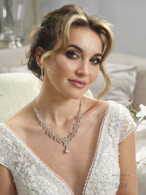 NEW! Jewelry set, bridal jewelry, silver jewelry - S 24