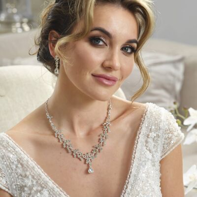 NEW! Jewelry set, bridal jewelry, silver jewelry - S 24