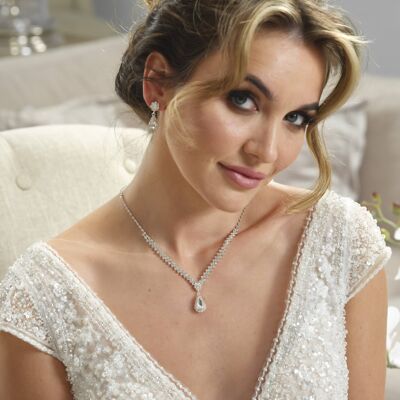 NEW! Jewelry set, bridal jewelry, silver jewelry - S 23