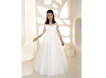 Belle robe pour filles, robe de communion K 237, robe pour enfants 1
