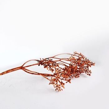 Branche d'eucalyptus marron artificielle 80 cm  - Composition florale 4