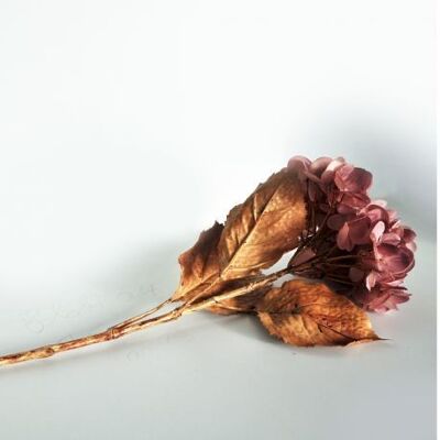 Ramo di ortensia viola artificiale 63 cm - Composizione floreale