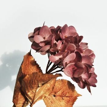 Branche d'hortensia mauve artificielle 63 cm - Composition florale 3