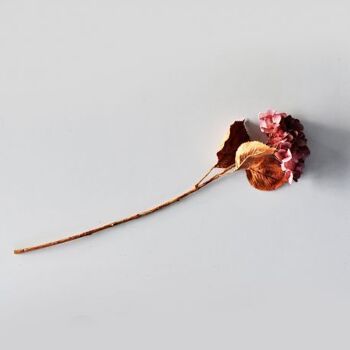 Branche d'hortensia mauve artificielle 63 cm - Composition florale 4