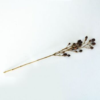 Branche de chardon brun artificielle 56 cm - Composition florale 1
