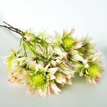 Branche de clématite rose artificielle 66 cm  - Composition florale 4