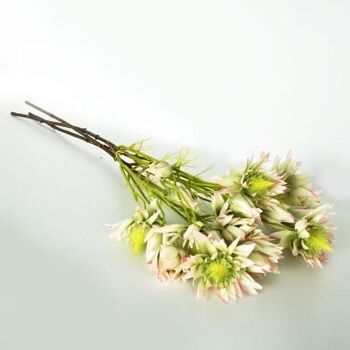 Branche de clématite rose artificielle 66 cm  - Composition florale 5